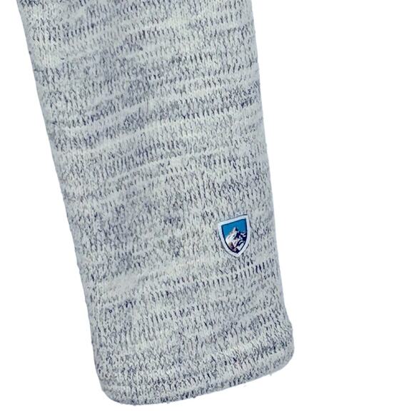 Kuhl Alaska Long Zip Front Sweater Jacket Heather Gray Black Marbled Size Small - Picture 7 of 16